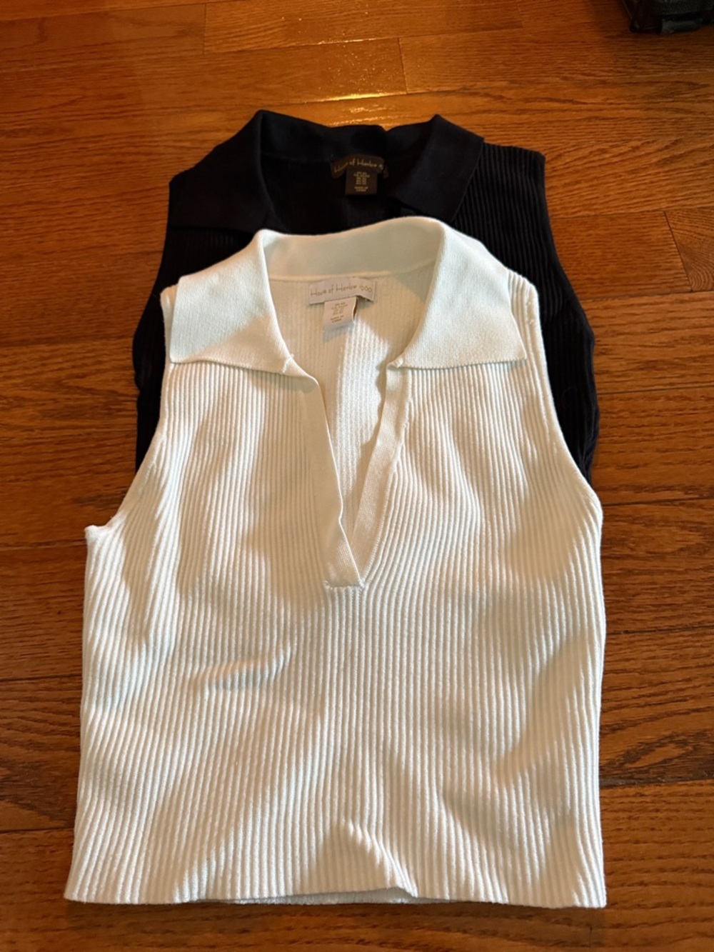 House of Harlow ribbed sleeveless top